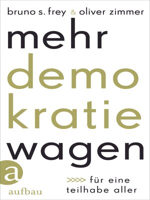 cover image of Mehr Demokratie wagen